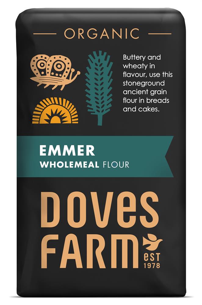 Doves Farm Emmer Flour Wholemeal Stoneground Organic