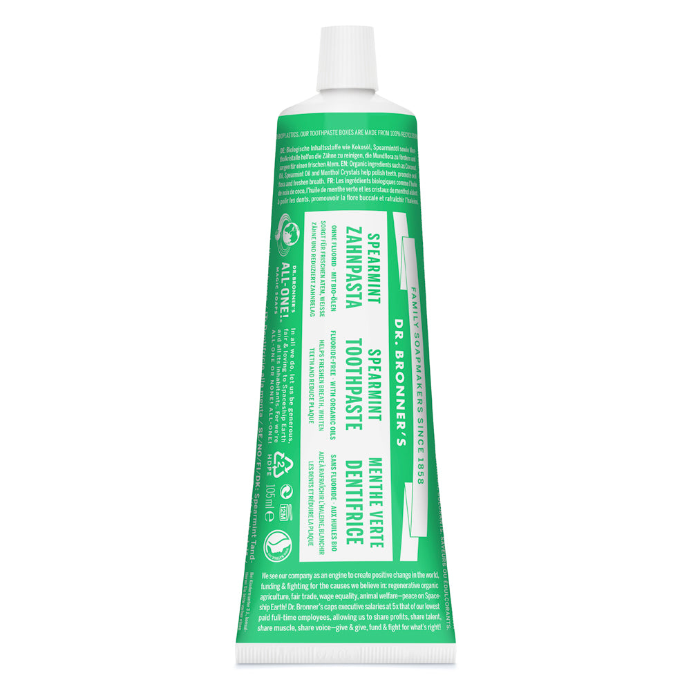 Dr. Bronner's All-One Spearmint Toothpaste