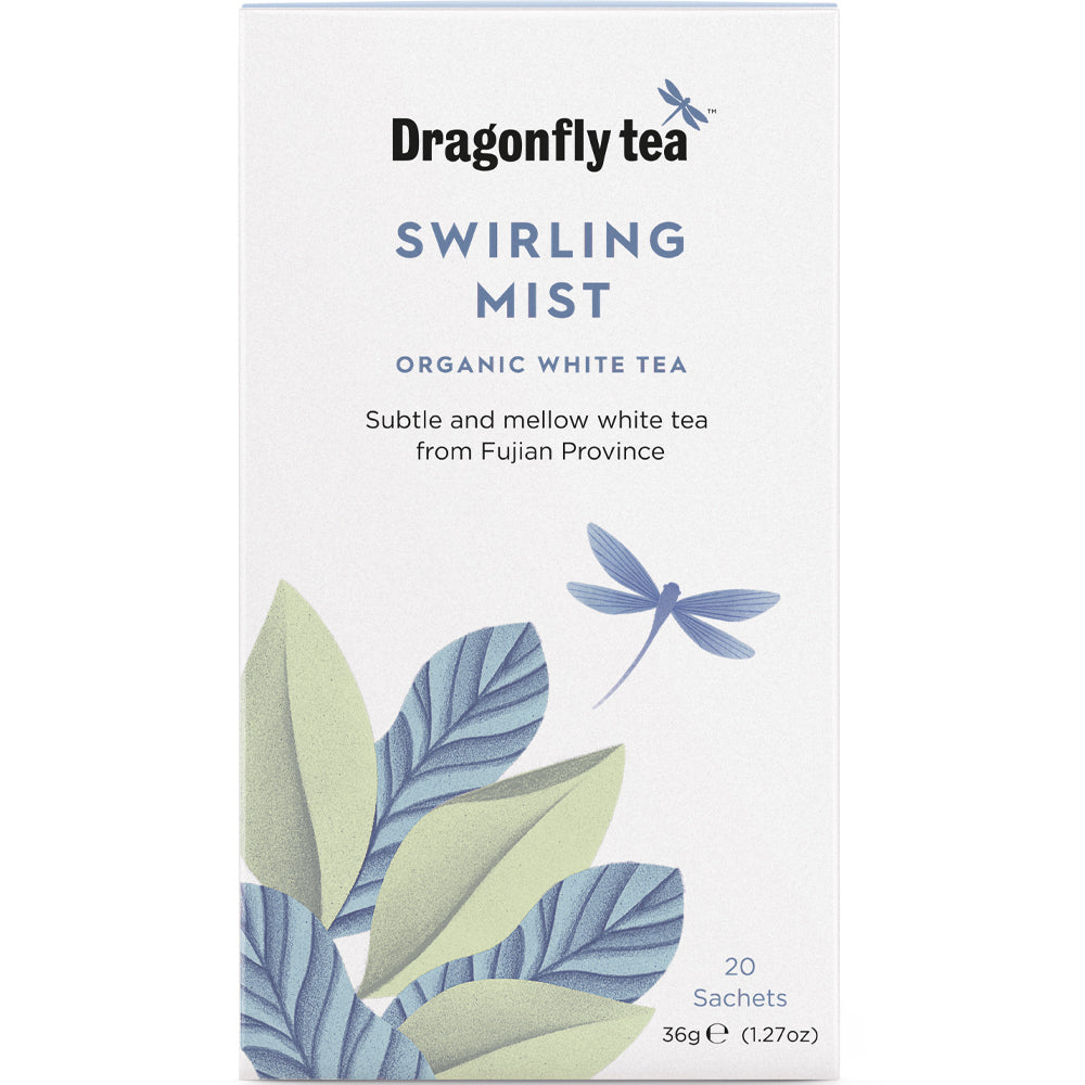 Dragonfly Organic Swirling Mist White Tea 20 sachets