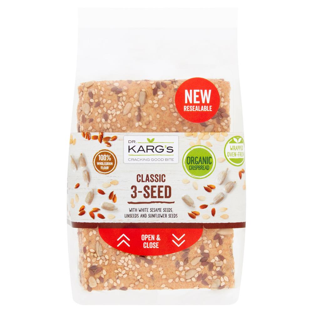 Dr Karg Organic Classic 3-Seed Crispbread