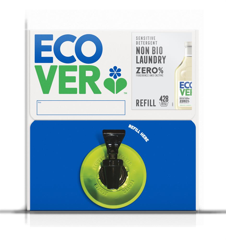Ecover Zero REFILL Laundry Liquid Conc 428 Washes 15 L