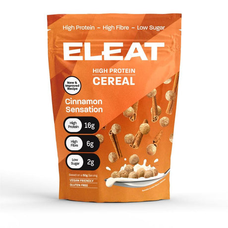 ELEAT Cinnamon Sensation High Protein Cereal Single Serve -  Pot