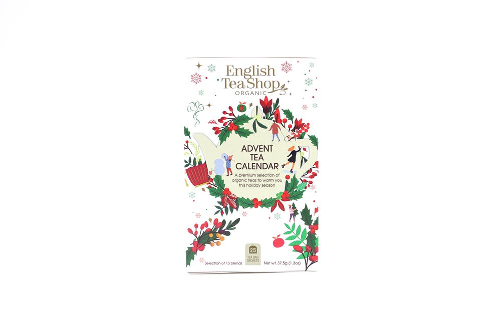 English Tea Shop Advent Calendar White