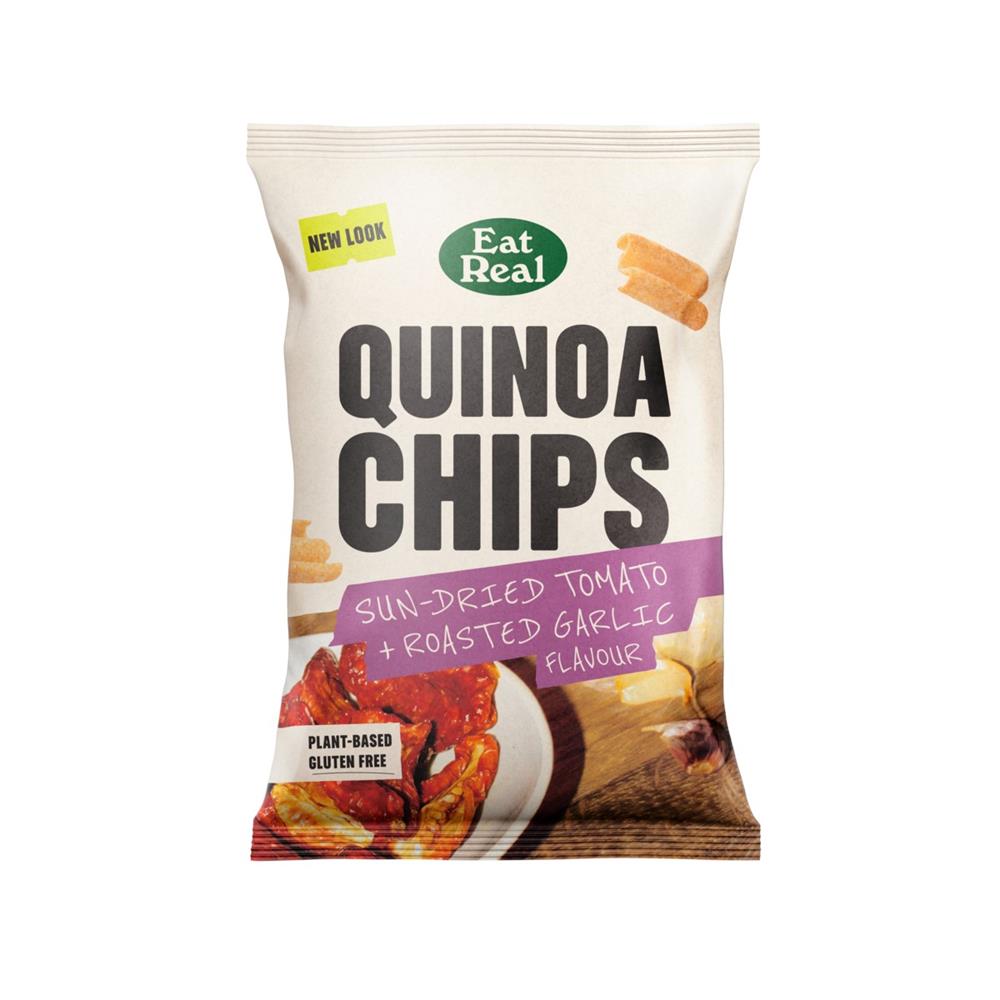 Eat Real Quinoa Chips Sundried Tomato Roasted garlic