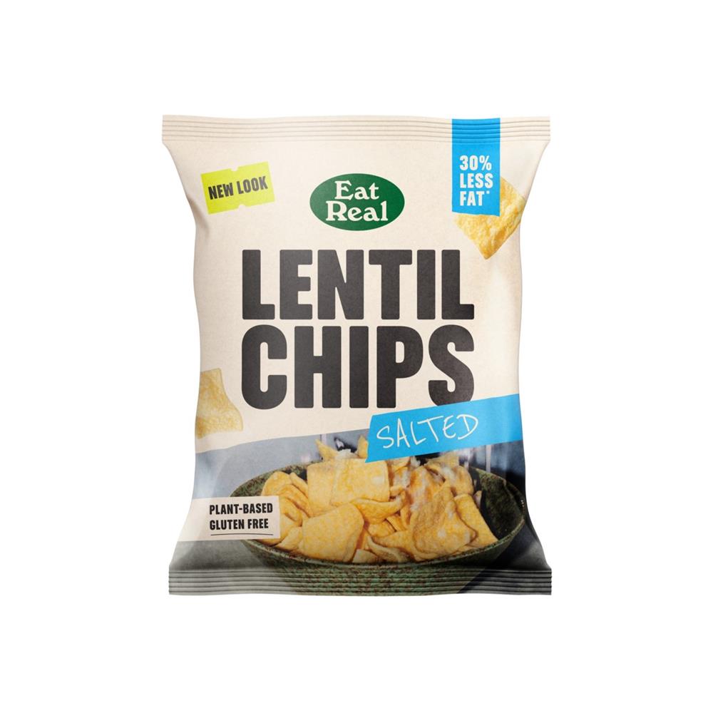 Eat Real Lentil Chips Salted