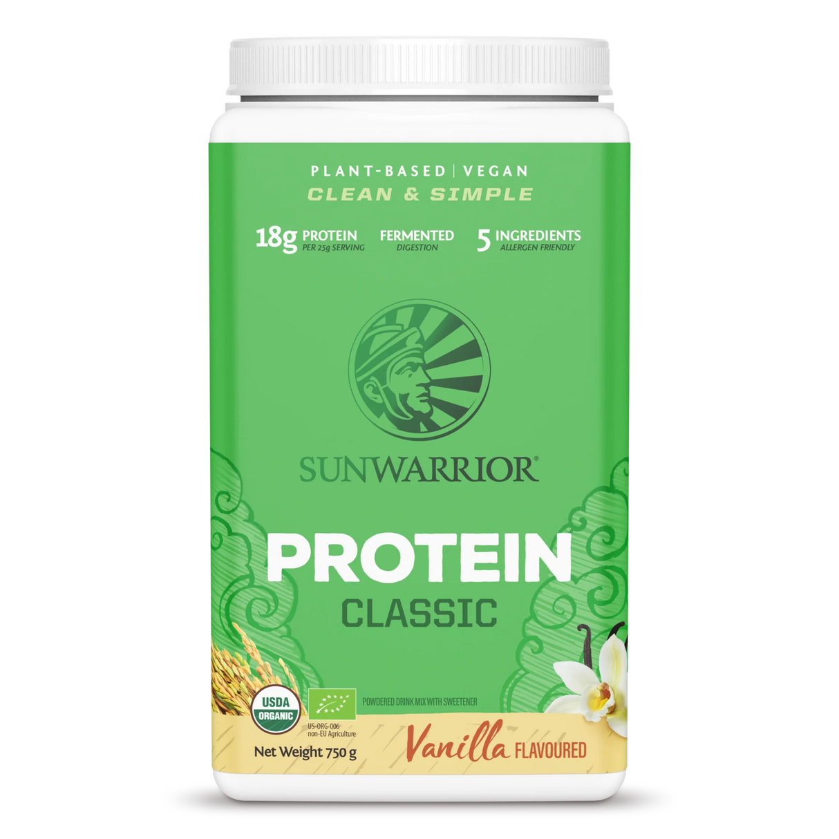 Sunwarrior Classic Organic Protein Vanilla