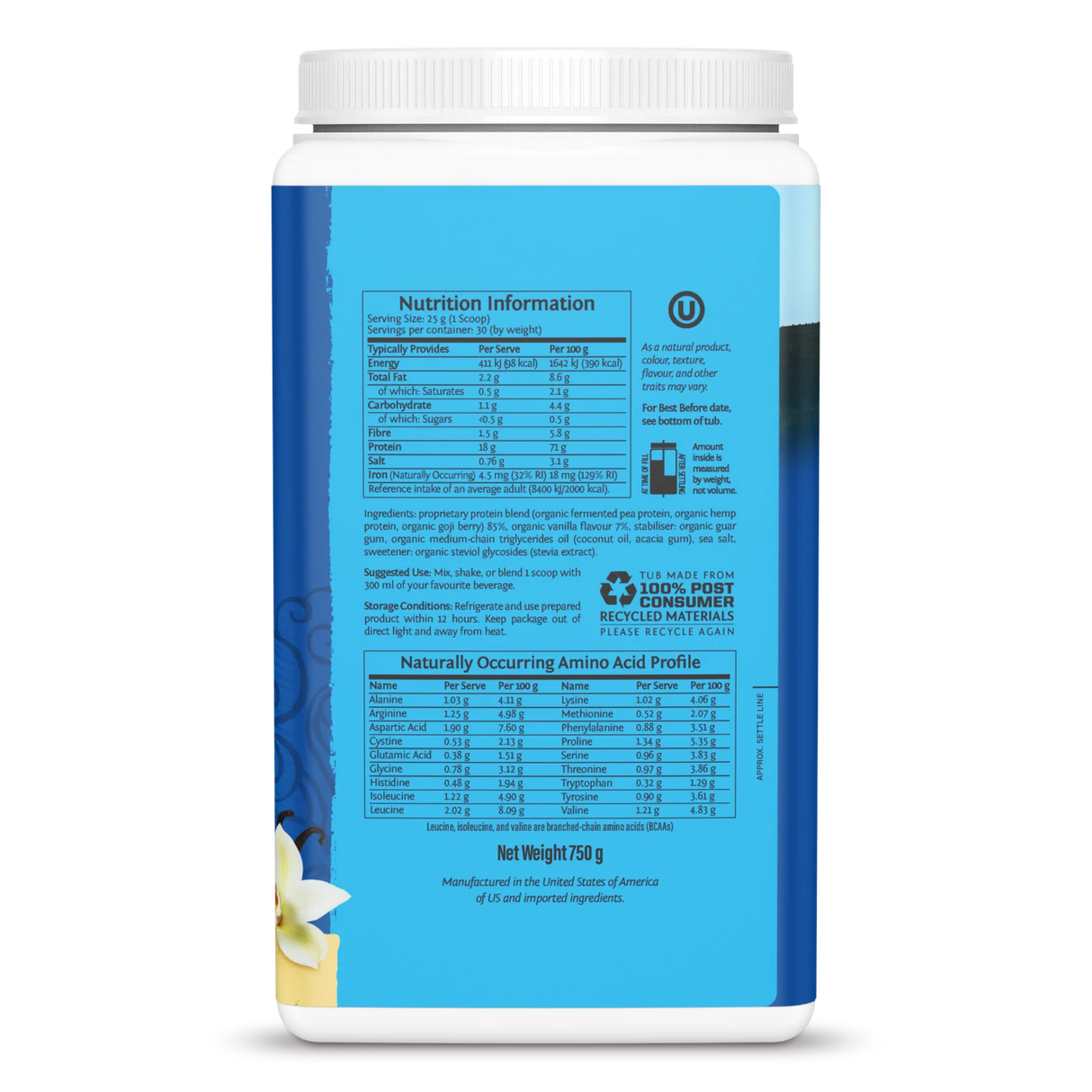 Sunwarrior Warrior Blend Vanilla