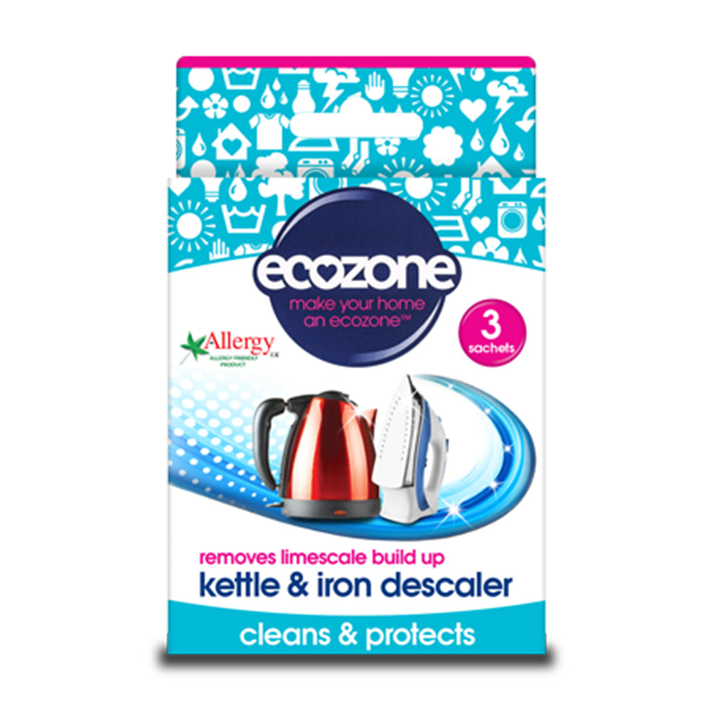 Ecozone Kettle & Iron Descaler 3 sachets