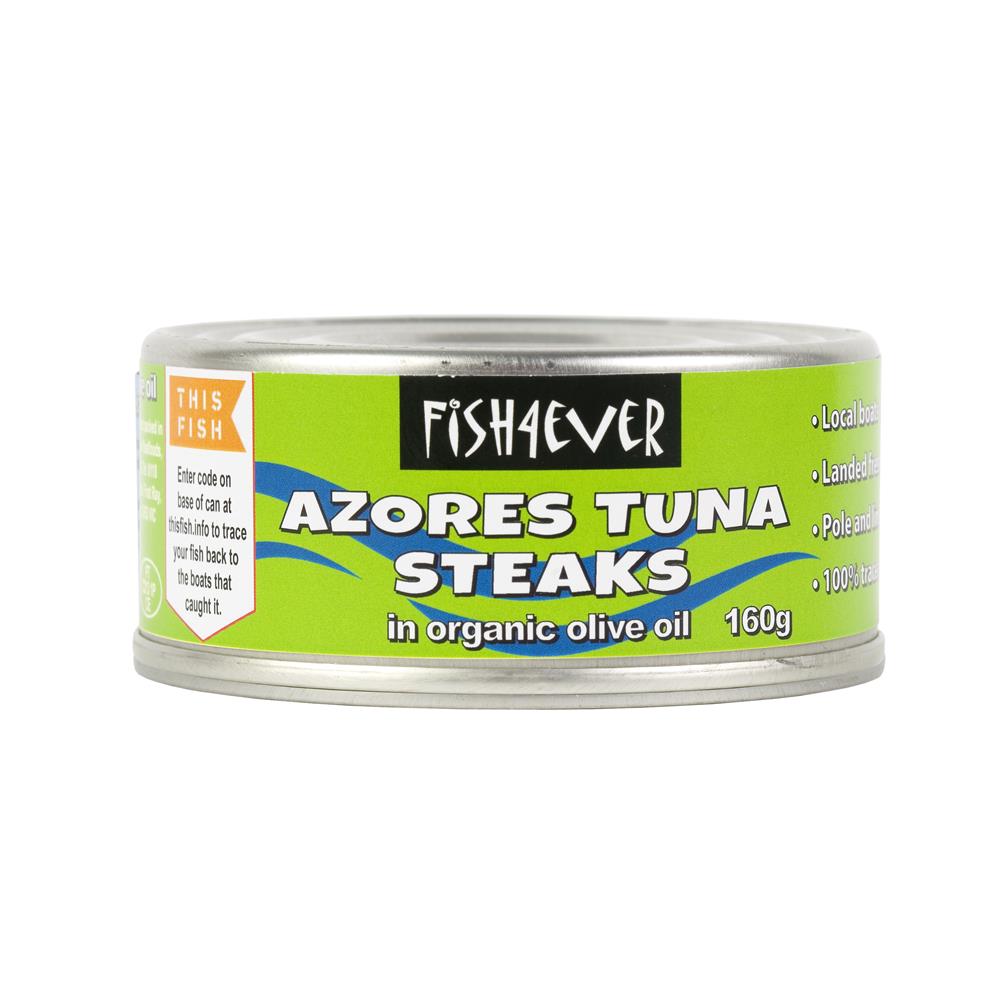 Fish4Ever Skipjack Tuna Steaks in Olive Oil