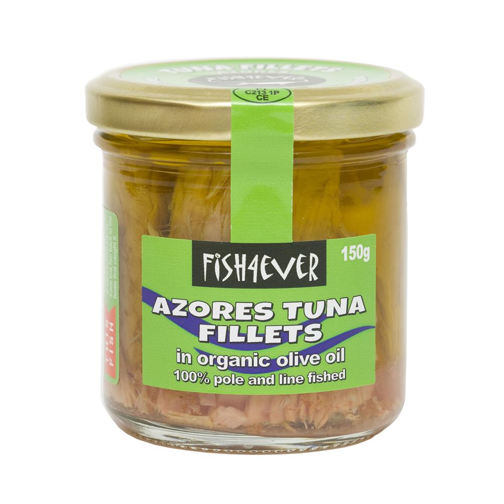 Fish4Ever Azores Tuna Fillets in Organic Olive Oil (jar)