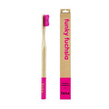 f.e.t.e From Earth to Earth Bamboo Toothbrush - Funky Fuchsia Firm