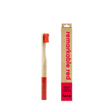 f.e.t.e From Earth to Earth Children's Bamboo Toothbrush Remarkable Red