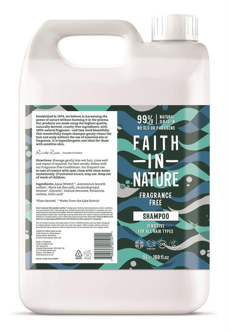 Faith in Nature Fragrance Free Shampoo