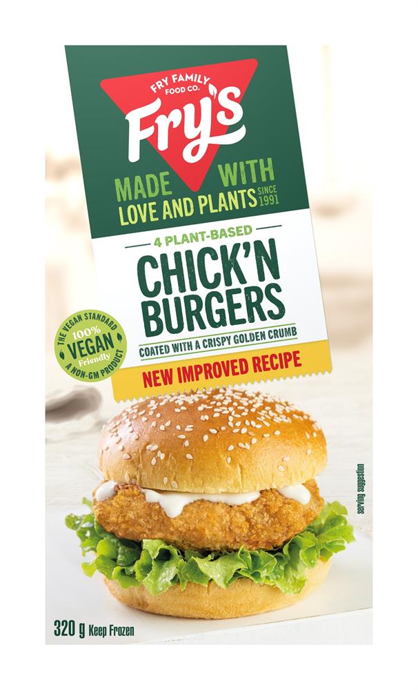 Fry's Chicken Style Burgers