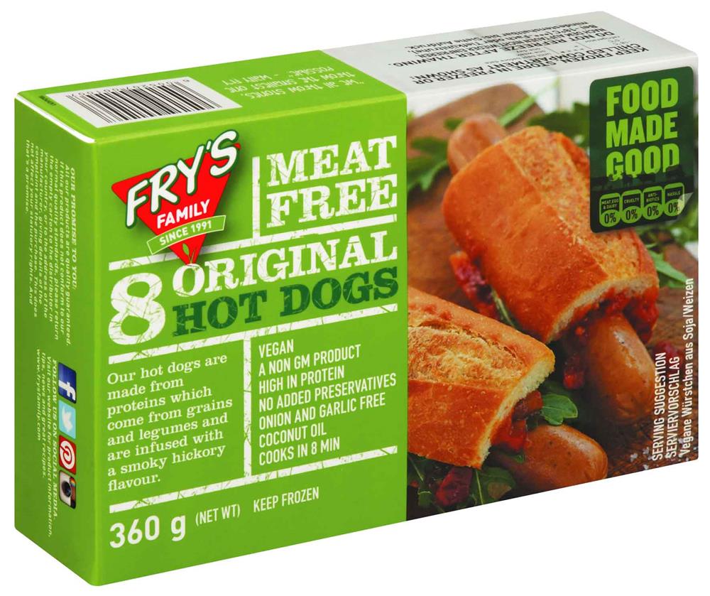 Frys Meat Free Hot Dogs