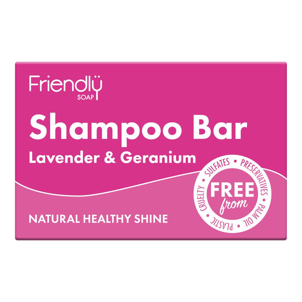 Friendly Soap Natural Shampoo Bar - Lavender & Geranium