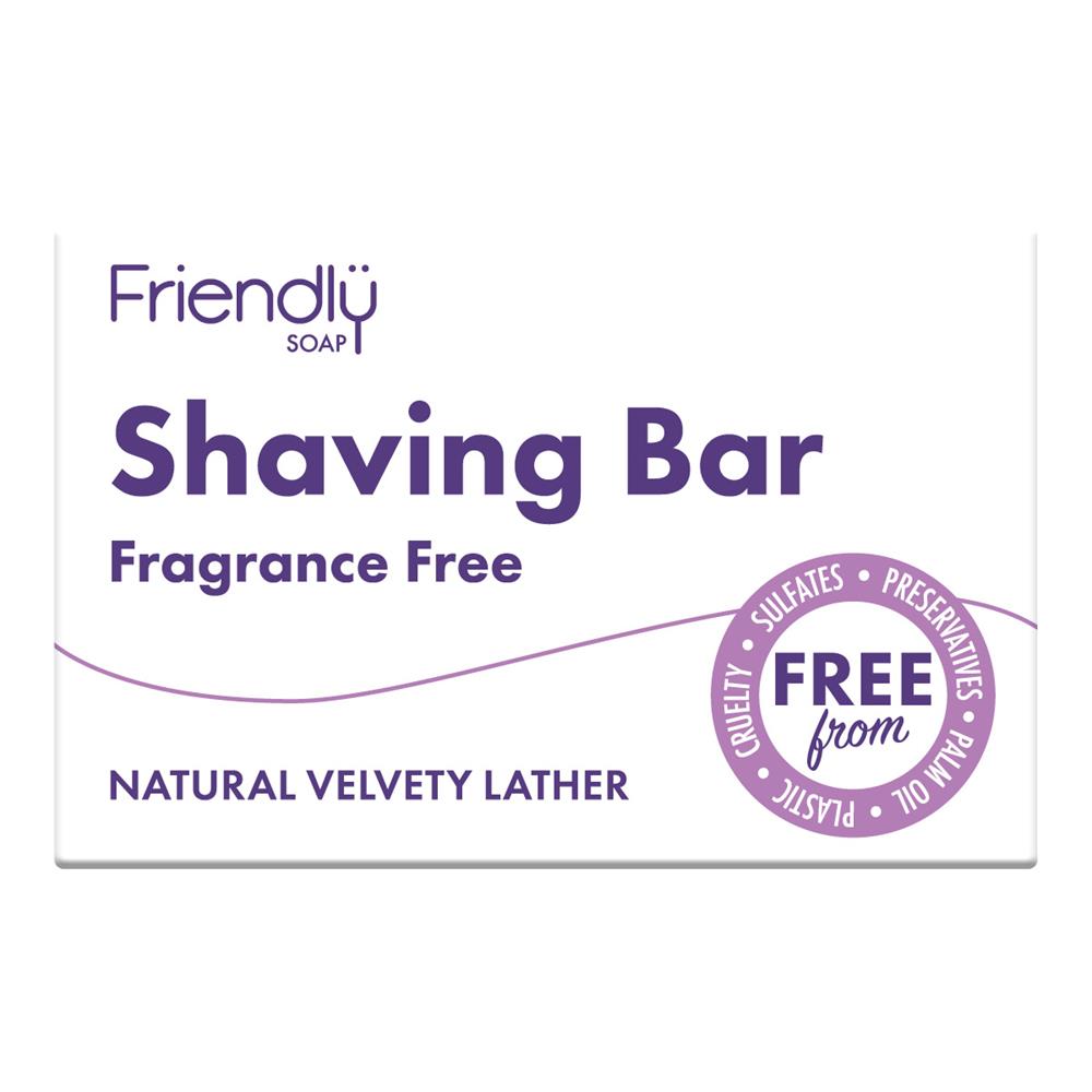 Friendly Soap Shaving Bar - Fragrance Free