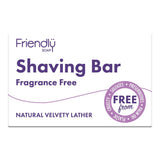 Friendly Soap Fragrance Free Shaving Bar 95g