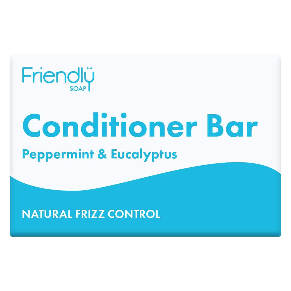 Friendly Soap Conditioner Bar - Peppermint & Eucalyptus