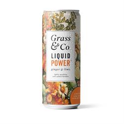 Grass and Co Liquid POWER Ginger Lime & Shiitake Nootropic Drink