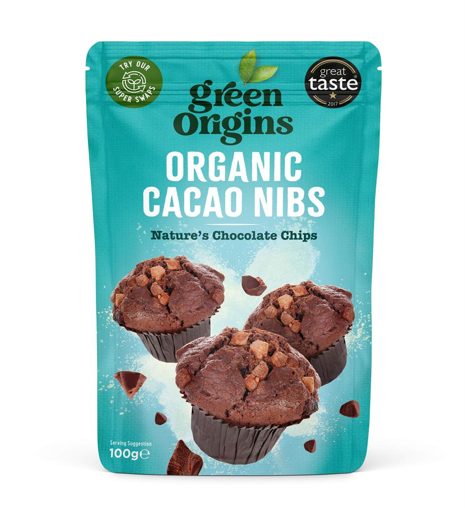 Green Origins Organic Cacao Nibs (Raw)