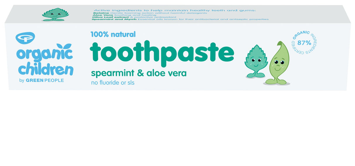 Green People Organic Children Spearmint & Aloe Vera Toothpaste