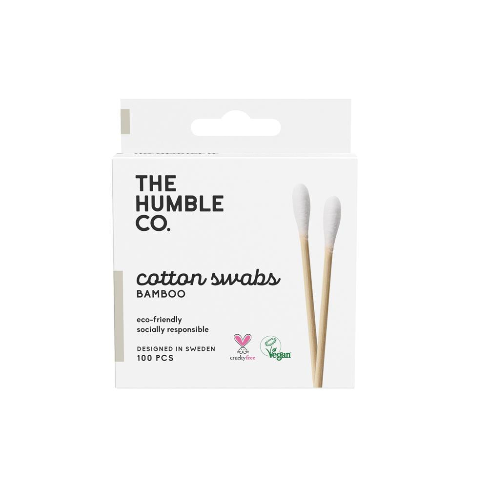 Humble Brush Humble Bamboo Cotton Buds White  100pcs