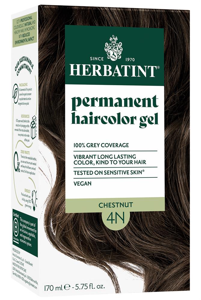 Herbatint Chestnut Ammonia Free hair Colour 4N