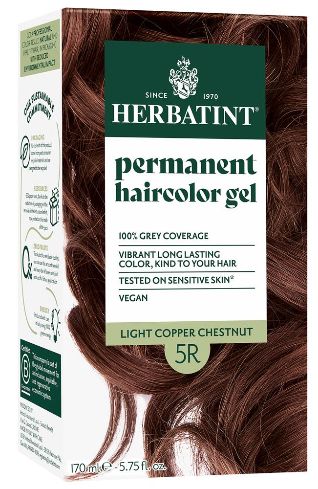 Herbatint Light Copper Chestnut Ammonia Free hair Colour 5R