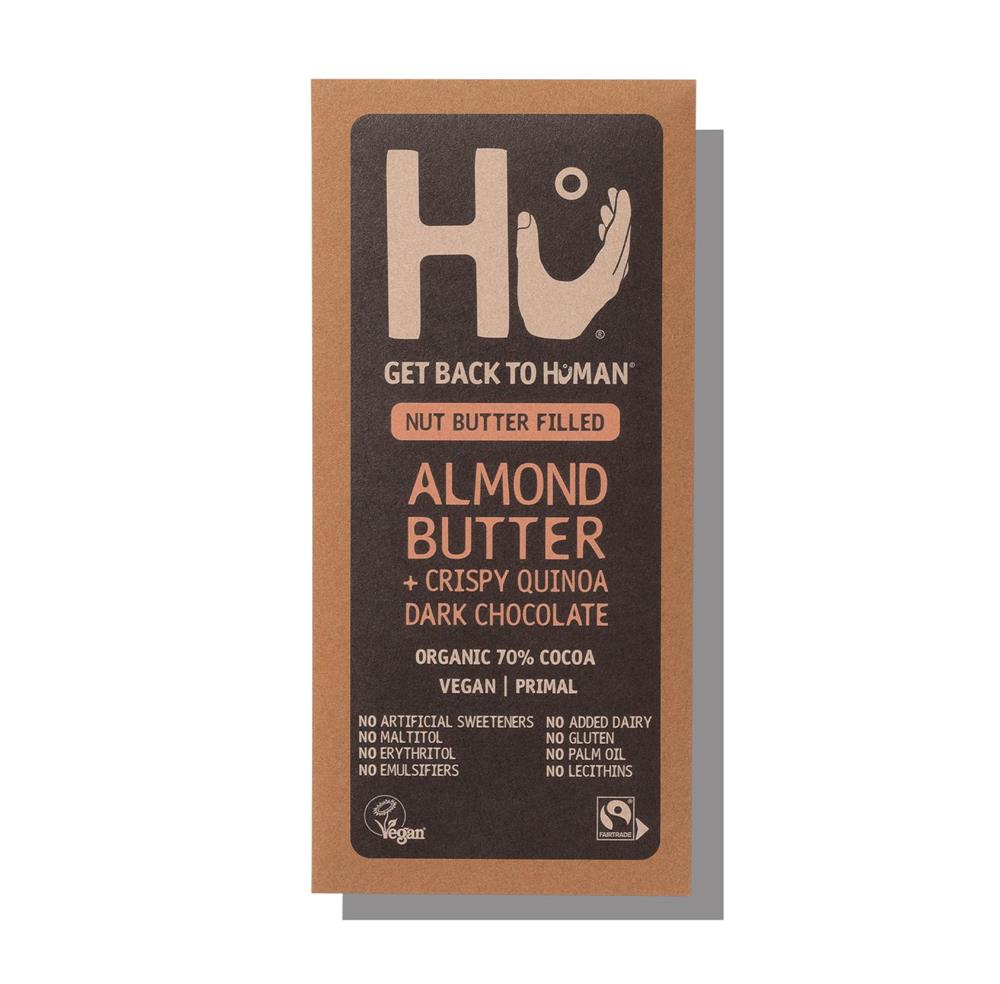 Hu Almond Butter & Puffed Quinoa Dark Chocolate Bar