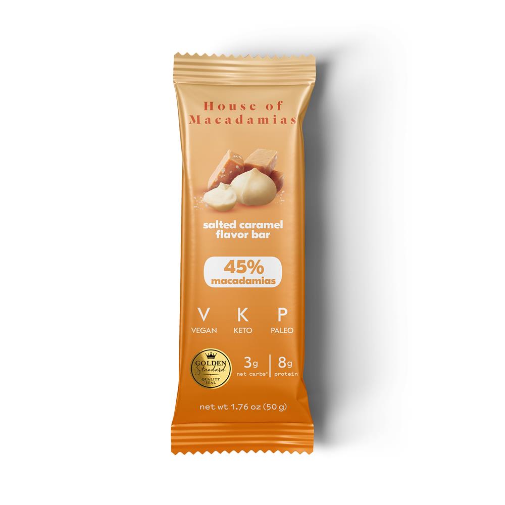House of Macadamias Macadamia Nut Protein bar - Salted Caramel