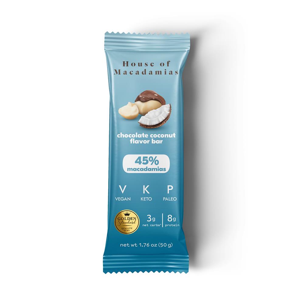 House of Macadamias Macadamia Nut Protein bar - Chocolate Coconut