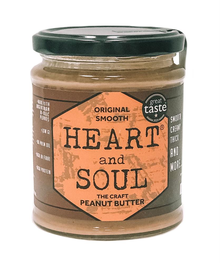 Heart and Soul Original Smooth Peanut Butter Jar