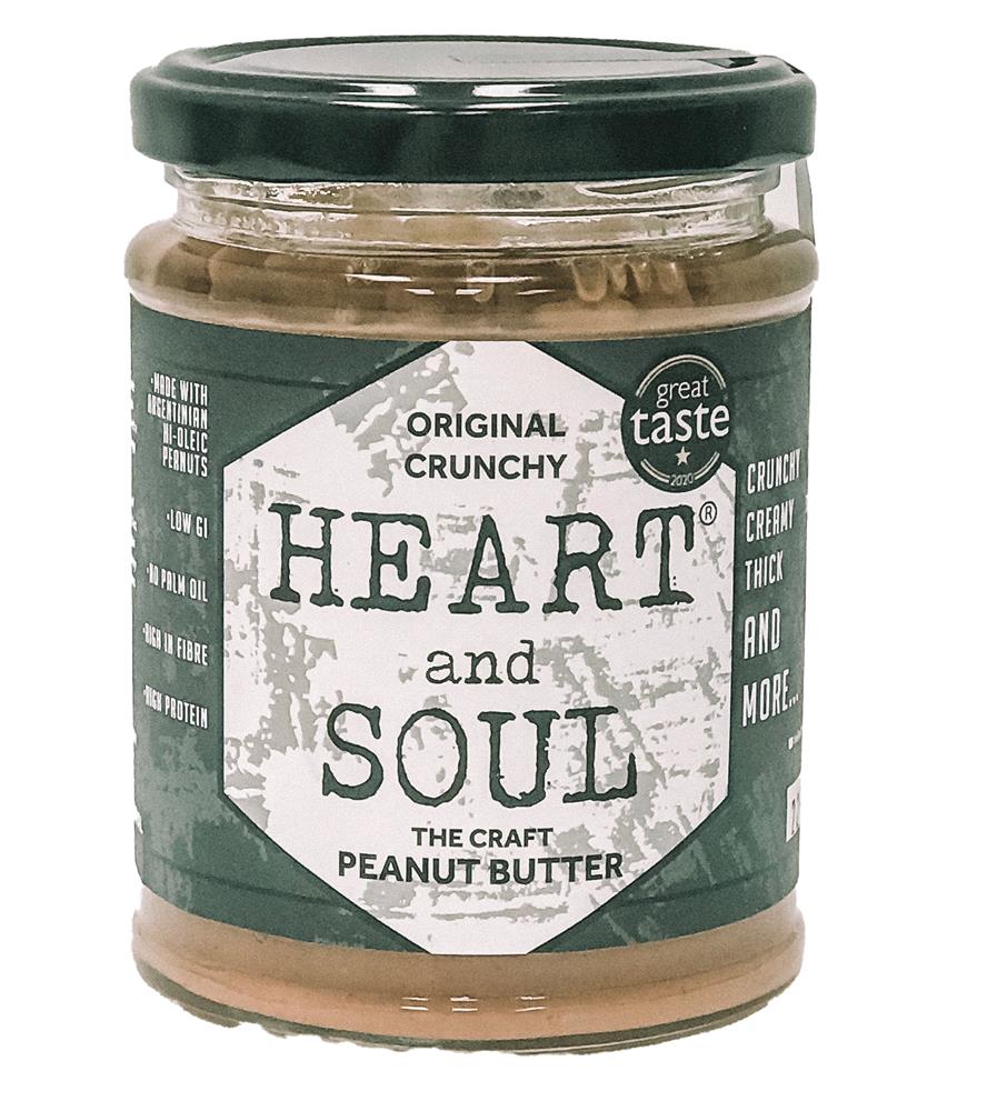 Heart and Soul Original Crunchy Peanut Butter Jar