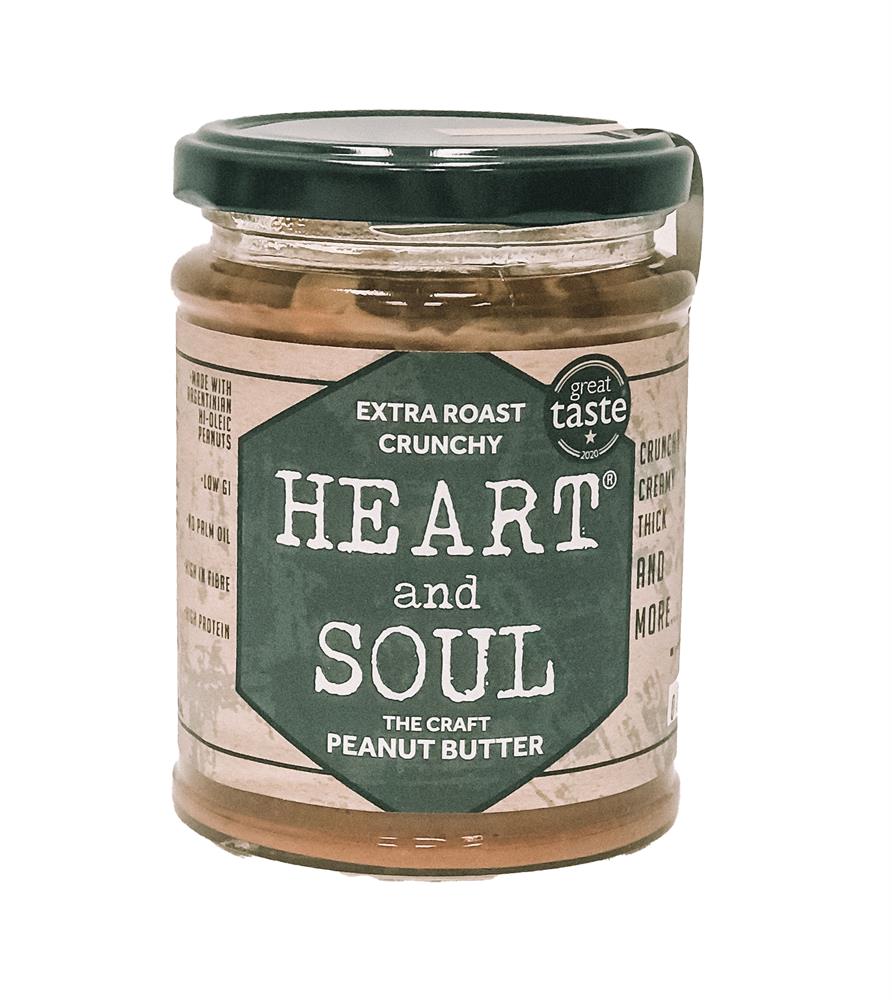 Heart and Soul Extra Roast Crunchy Peanut Butter, 2 Jar
