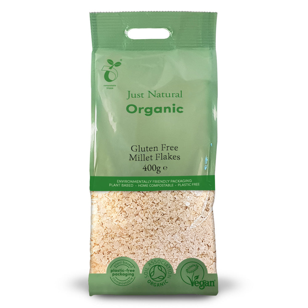 Just Natural Gluten Free Organic Gluten Free Millet Flakes