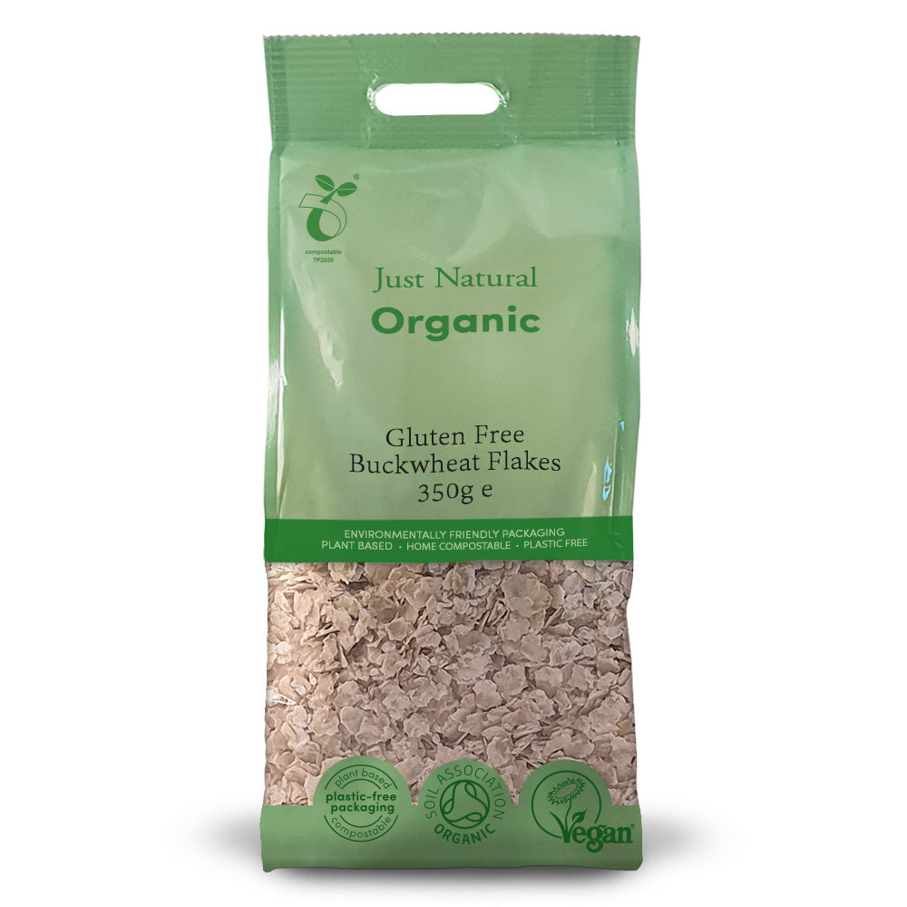 Just Natural Gluten Free Organic Gluten Free Buckwheat Flakes