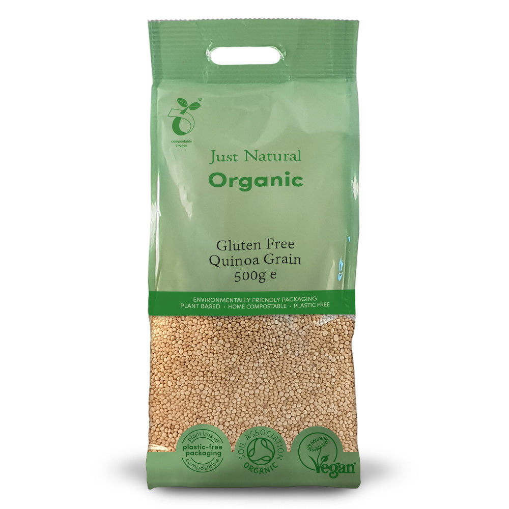 Just Natural Gluten Free Organic Gluten Free Quinoa Grain