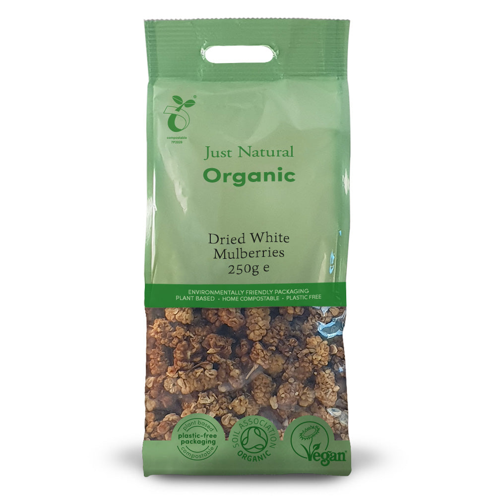 Just Natural Organic Dried White Mulberries