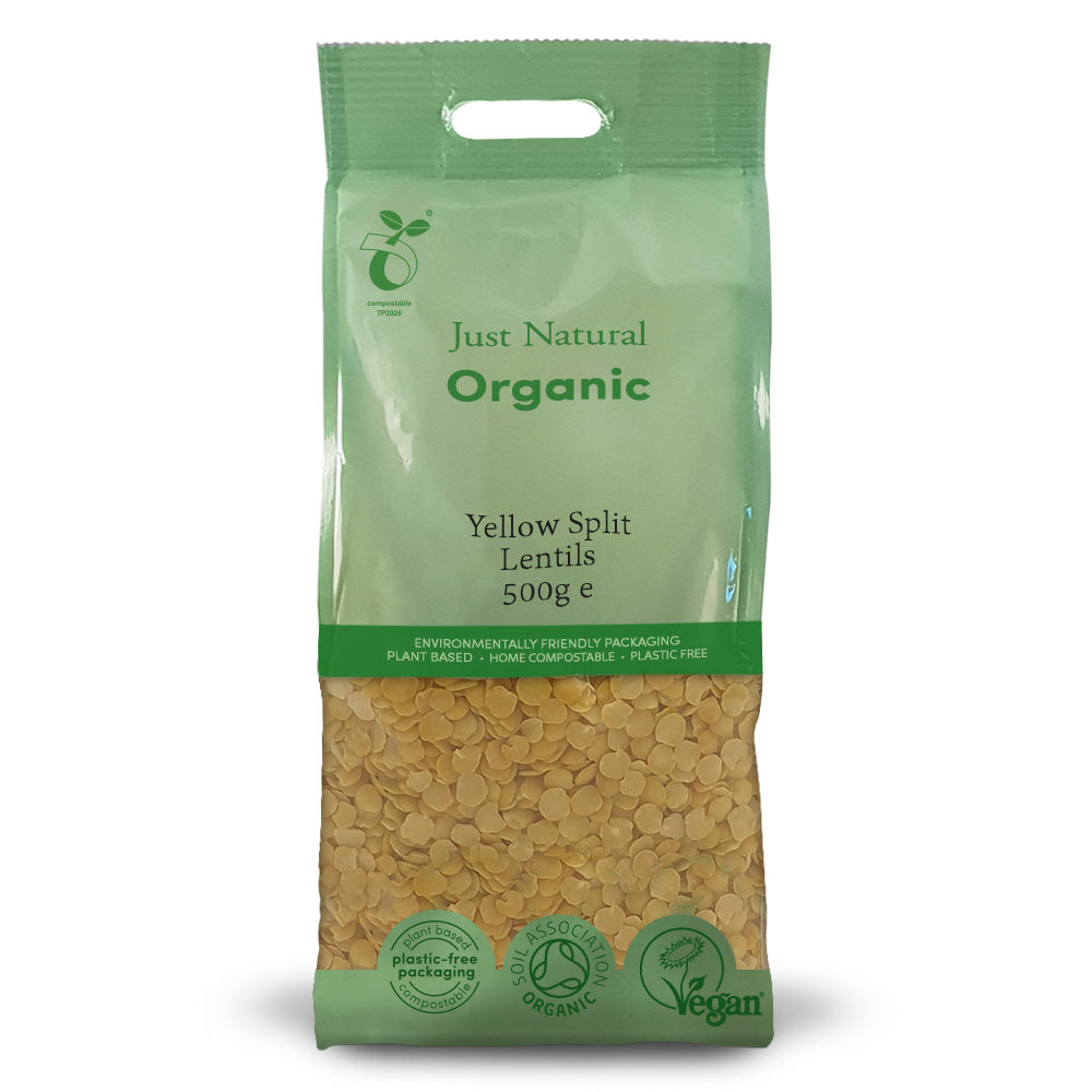 Just Natural Organic Organic Yellow Split Lentils