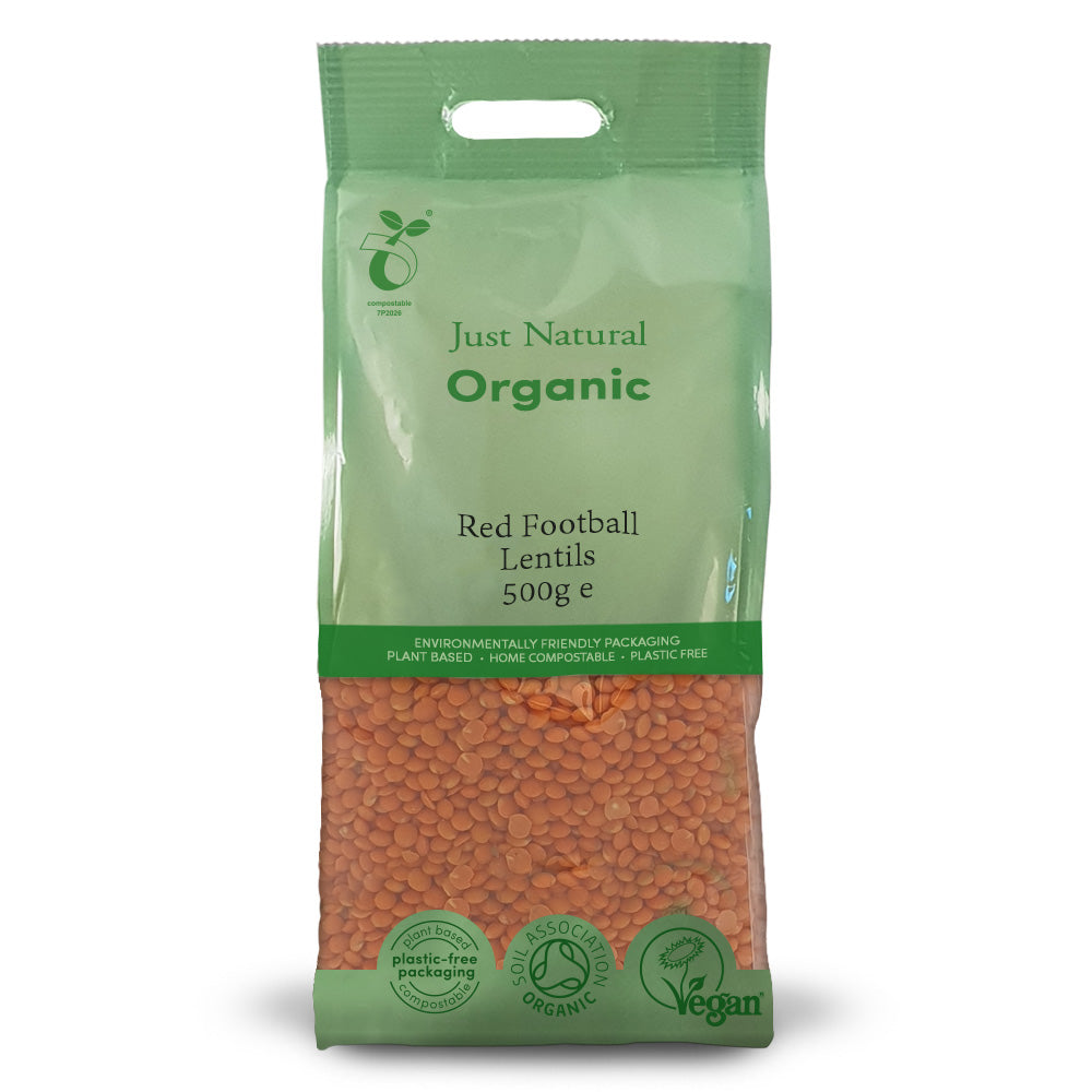 Just Natural Organic Organic Red Football Lentils
