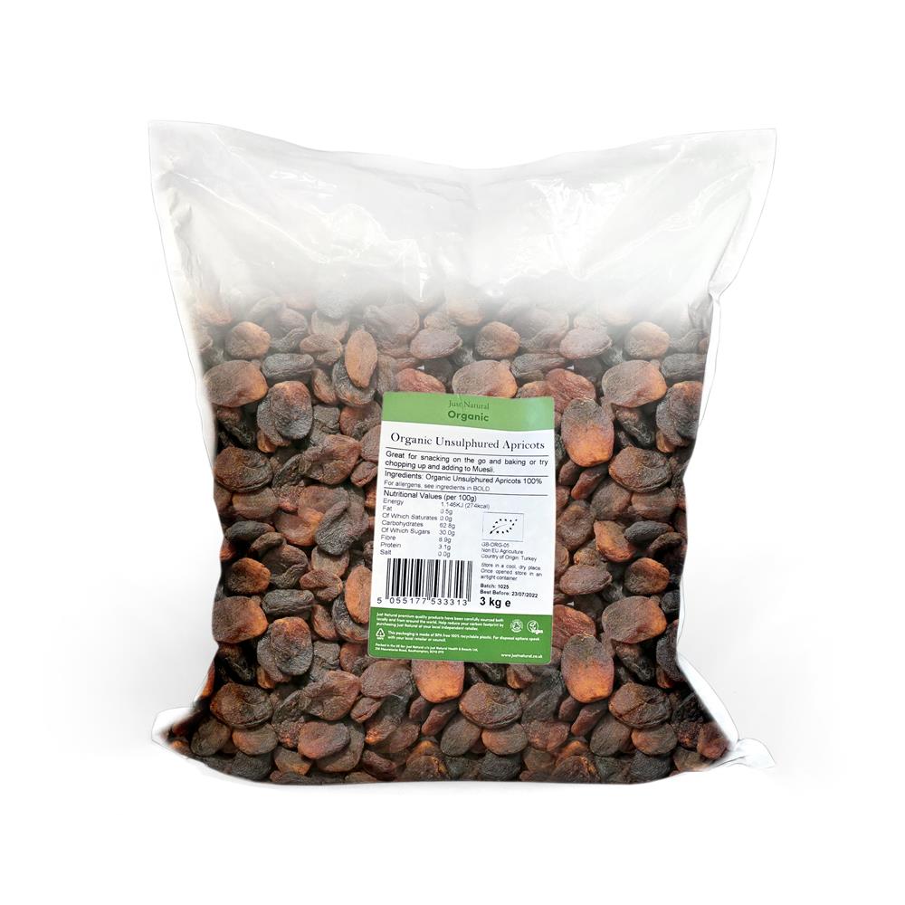 Just Natural Organic Organic Apricots Unsulphured g