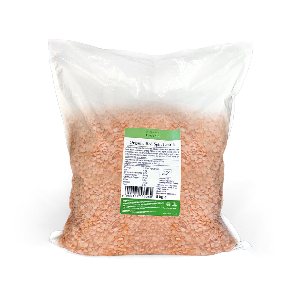 Just Natural Organic Organic Red Split Lentils