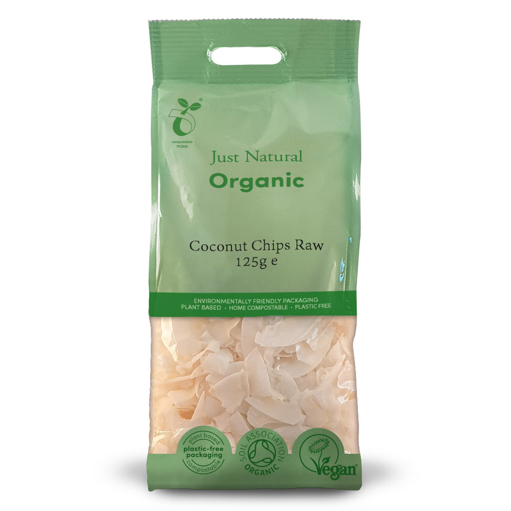 Just Natural Organic Coconut Chips Raw