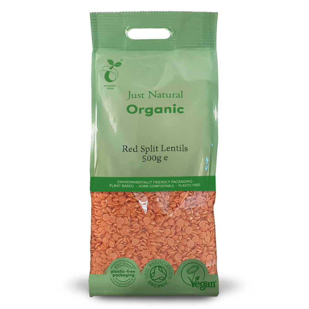 Just Natural Organic Organic Red Split Lentils