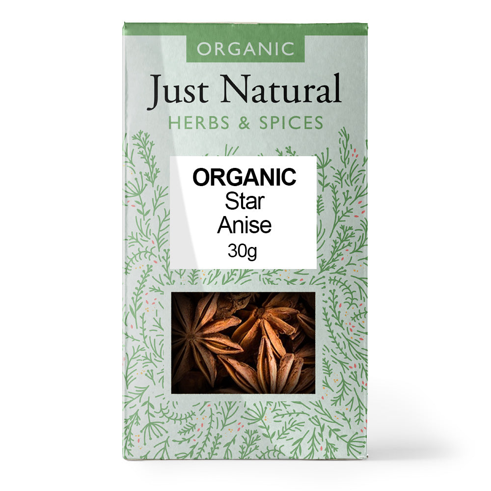 Just Natural Herbs Organic Anise Star (Box)