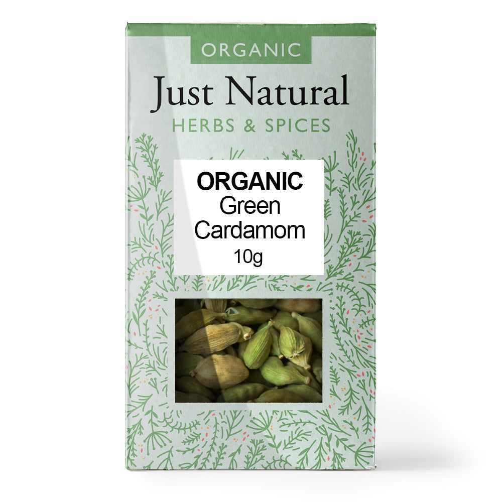 Just Natural Organic Cardamom Pods (Box)