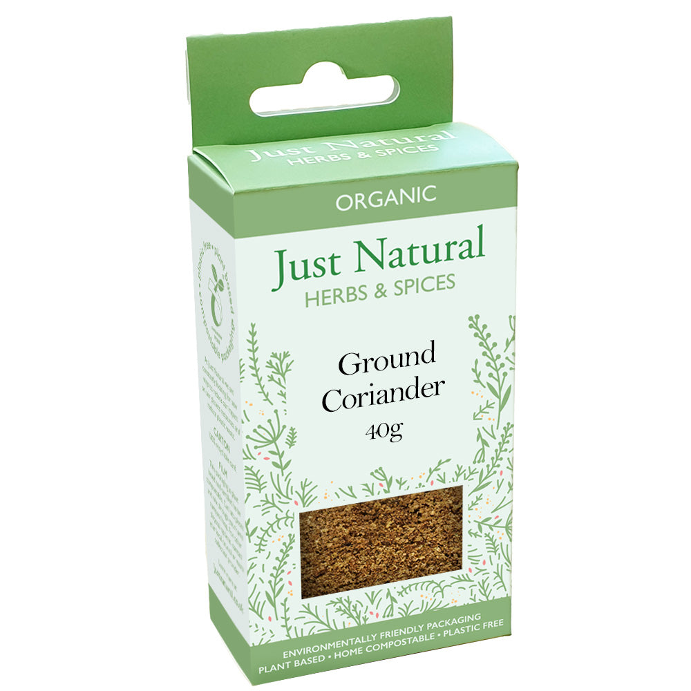 Just Natural Organic Ground Coriander (Box)