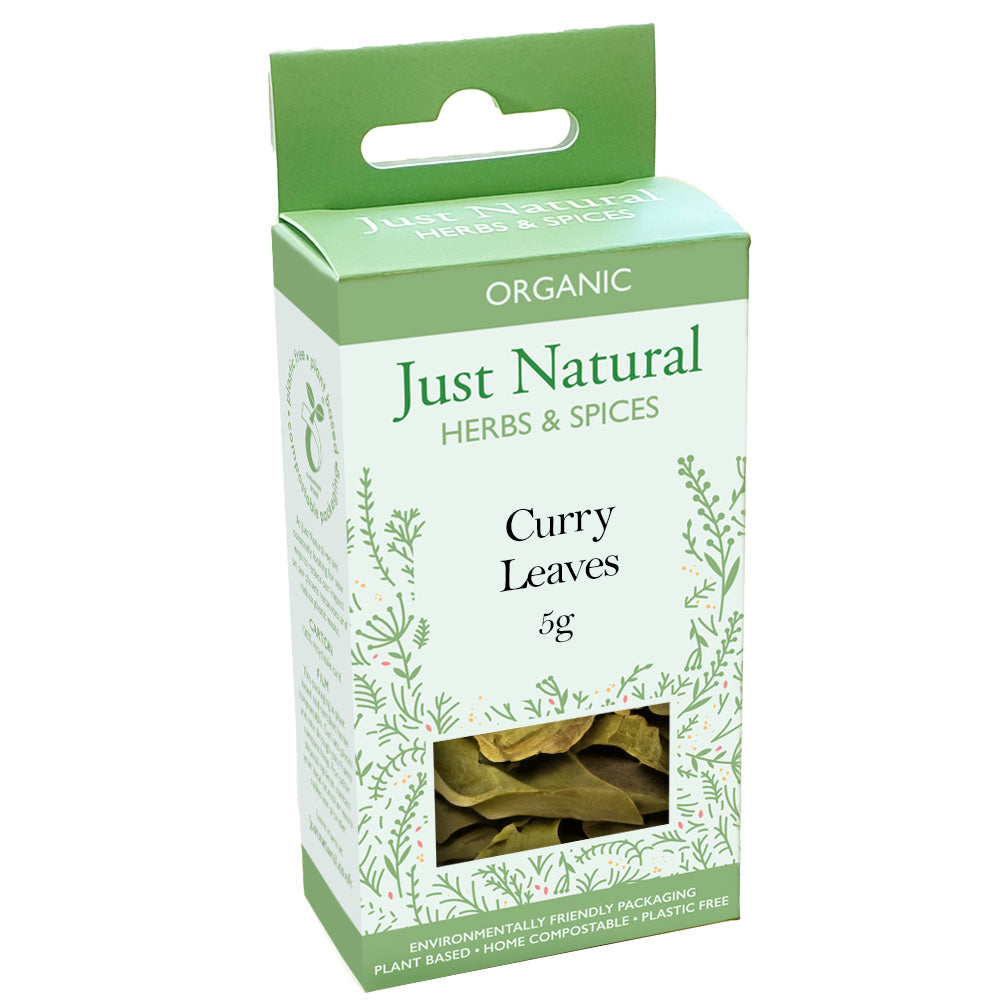 Just Natural Herbs Organic Curry Leaves (Box) 5g