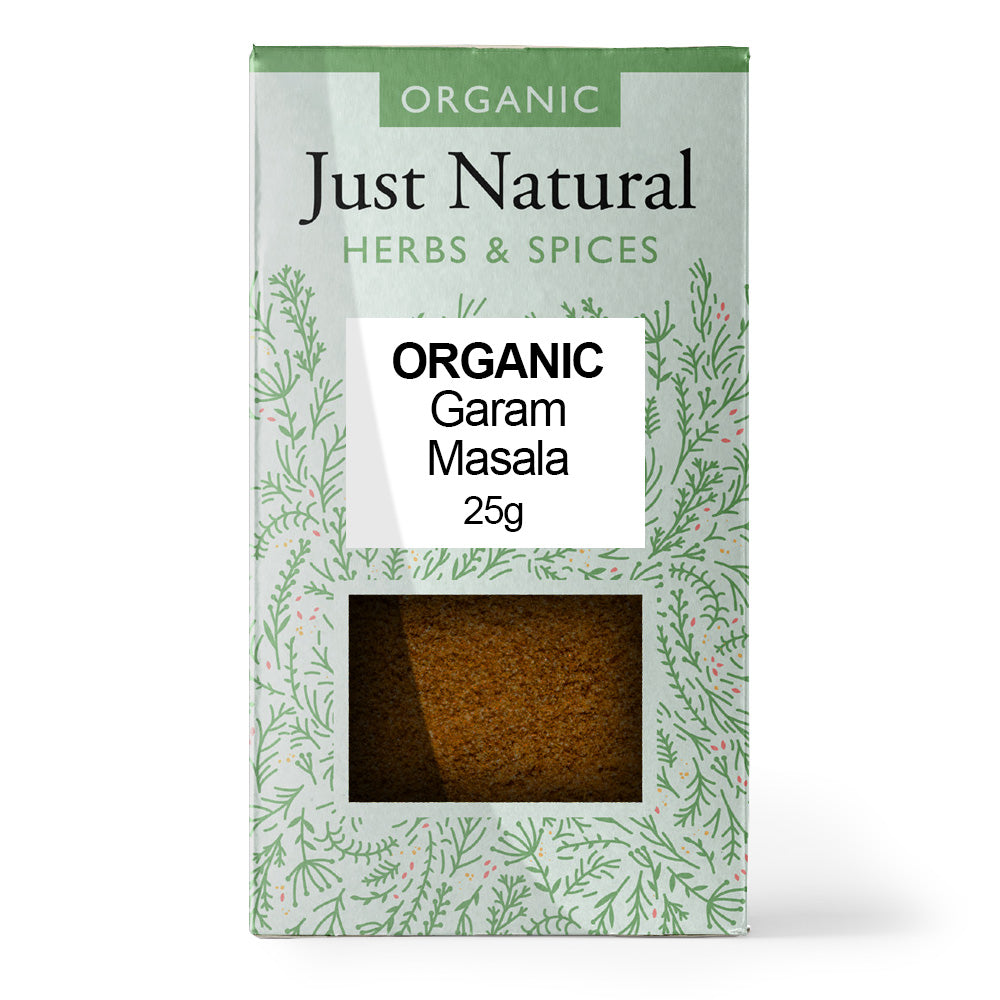 Just Natural Organic Garam Masala (Box) 25g